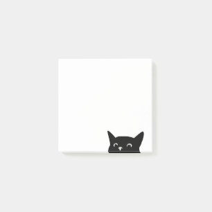 Notas Post-it® Gracioso Gato de Peeking