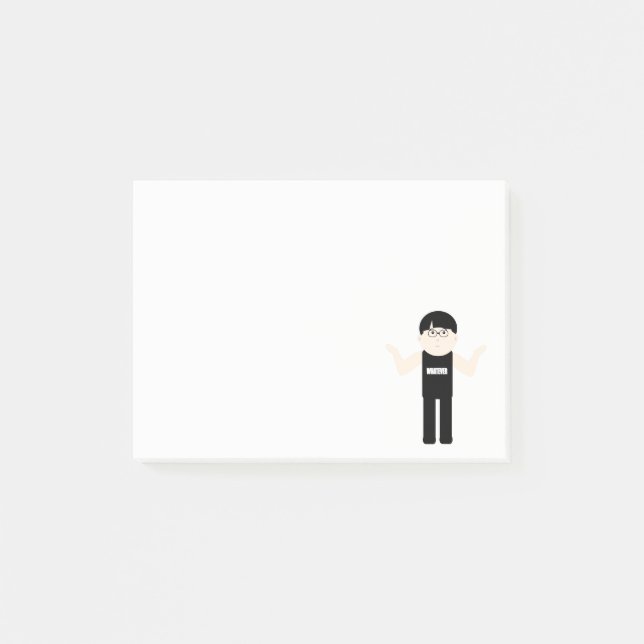 Notas Post-it® Gracioso lo que sea Guy PI (Anverso)