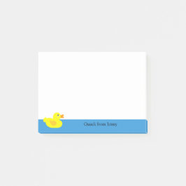 Notas Post-it® Gracioso nombre personalizado de animal de pato am