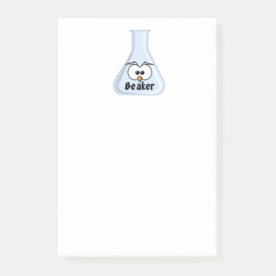 Notas Post-it® Gracioso Owl Beaker Personalizado Ciencia Ilustrac