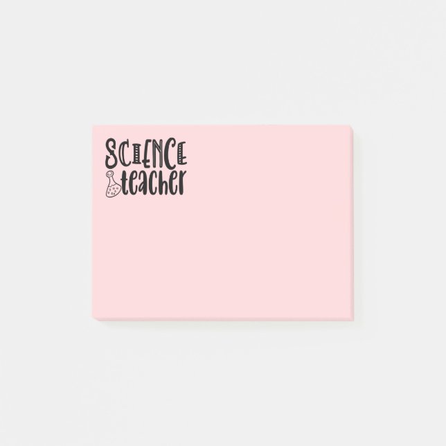 Notas Post-it® Gracioso profesor de ciencias - Física de química  (Anverso)