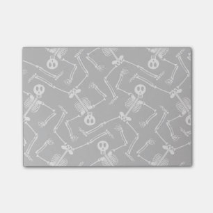 Notas Post-it® Graciosos esqueletos de Halloween