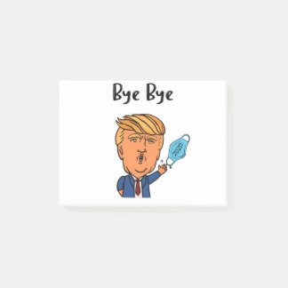Notas Post-it® Graciosos Navidades de 2020 Trump Adiós