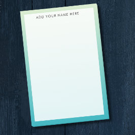 Notas Post-it® Gradiente azul transparente