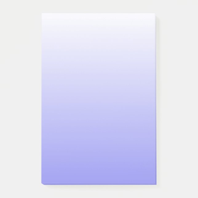 Notas Post-it® Gradiente Azul y Blanco (Anverso)