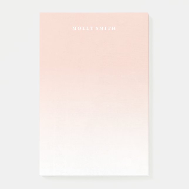 Notas Post-it® Gradiente (grande) - Apricot (Anverso)