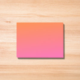 Notas Post-it® Gradiente naranja y rosa