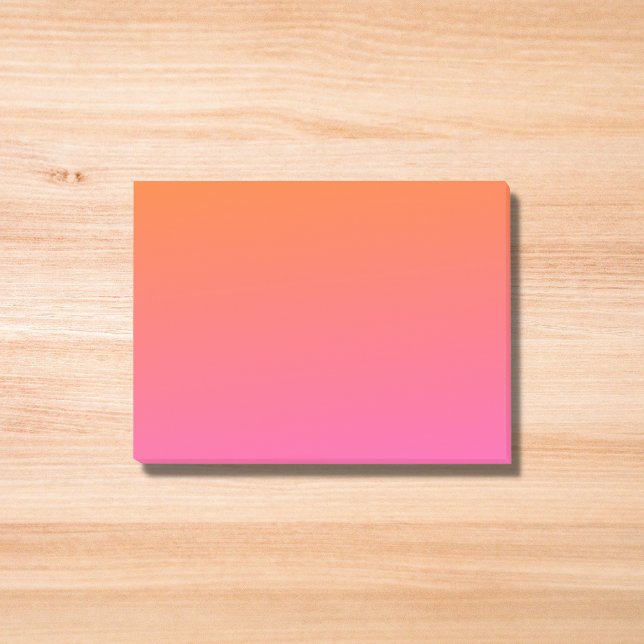 Notas Post-it® Gradiente naranja y rosa (Subido por el creador)