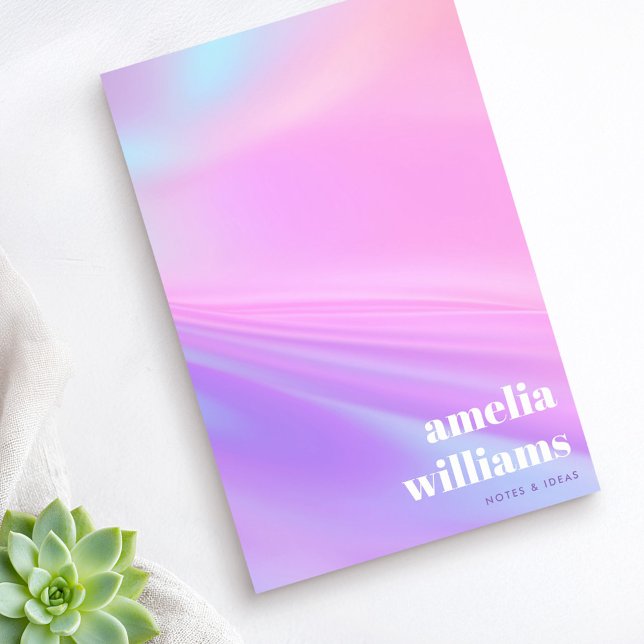 Notas Post-it® Gradiente pastel rosa púrpura de moda (Trendy pink purple pastel gradient post-it notes)