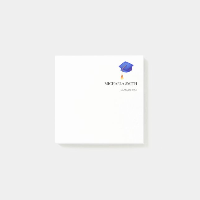 Notas Post-it® Graduación personalizada de la Escuela Secundaria  (Anverso)