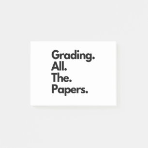 Notas Post-it® Graduando Todos Los Papeles Meme Divertido Del Pro