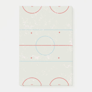 Notas Post-it® Gráfica de Hockey sobre Hielo con estilo perturba
