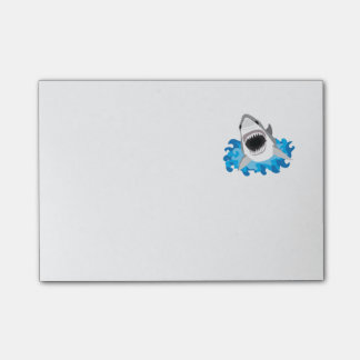Notas Post-it® Gran ataque del tiburón blanco