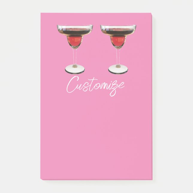 Notas Post-it® Gran bebida de cóctel Margarita Roja Thunder_Cove (Anverso)