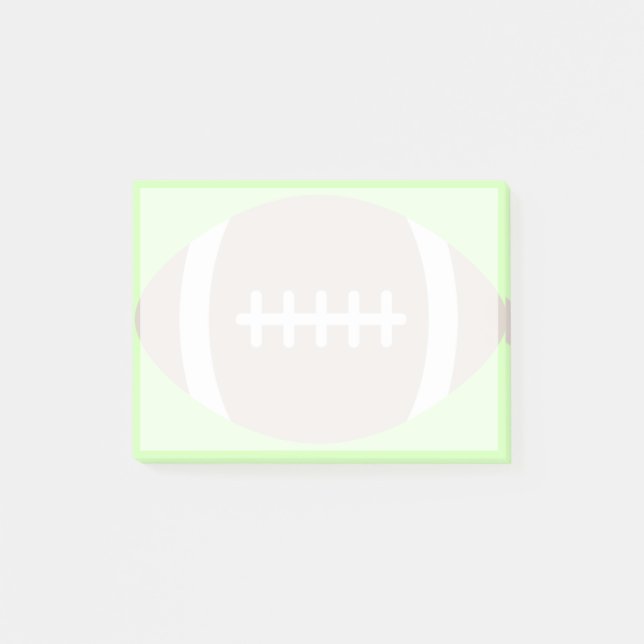 Notas Post-it® Gran Emoji de fútbol (Anverso)