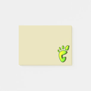 Notas Post-it® Gran huella verde de cal