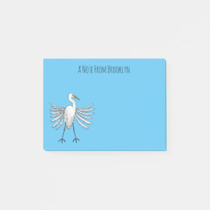 Notas Post-it® Gran ilustracion de personalizado de aves de garga