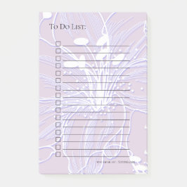 Notas Post-it® Gran negrita Hibiscus Flower CHOOSE COLOR