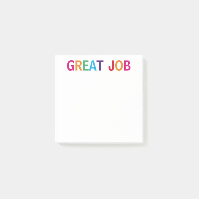Notas Post-it® Gran Trabajo Brillante (Anverso)