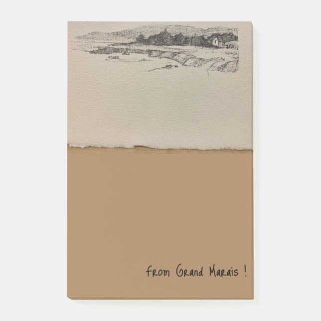 Notas Post-it® Grand Marais Notepad (Anverso)
