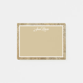 Notas Post-it® Granito de Tan clásico moderno