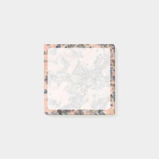 Notas Post-it® Granito Ígneo - Textura de Roca del Geólogo (Anverso)
