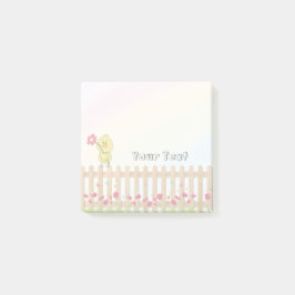 Notas Post-it® Granja de animales lindos para niños de escuela Ar