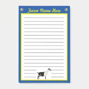 Notas Post-it® Granja de cabra y miel alpina azul