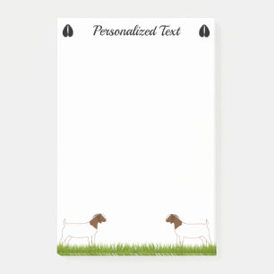 Notas Post-it® Granja personalizada de cabra boer
