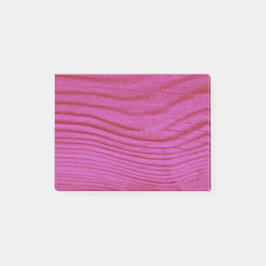 Notas Post-it® Grano de madera rosa