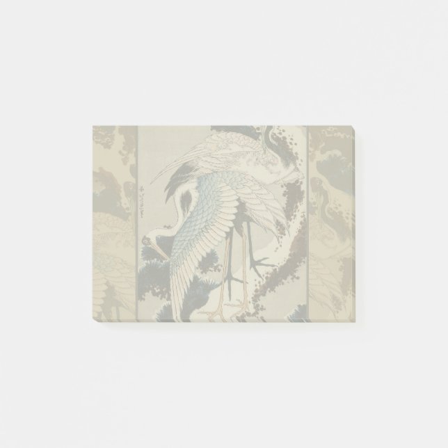 Notas Post-it® Grasas en una nieve cubierta Hokusai (Anverso)