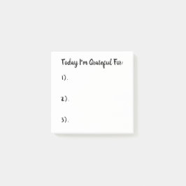 Notas Post-it® Gratitud simple en blanco y negro