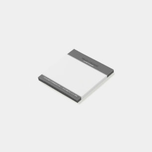 Notas Post-it® Gray Faux Vintage Leather