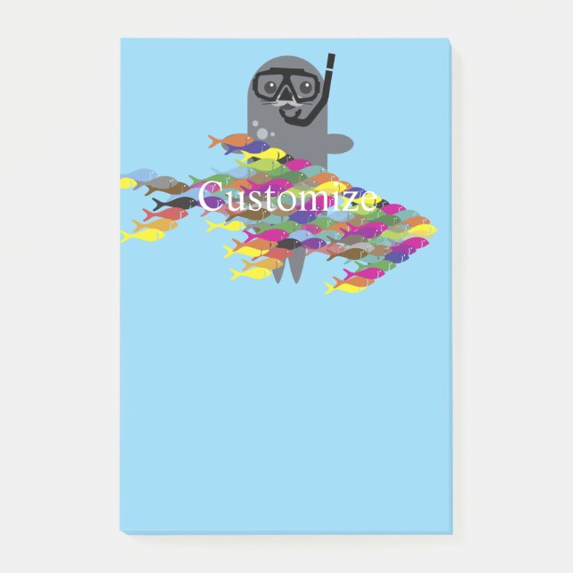 Notas Post-it® Gray Seal Thunder_Cove (Anverso)