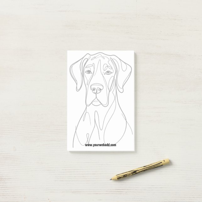 Notas Post-it® Great Dane Notes (Escritorio)
