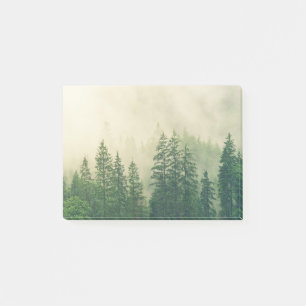 Notas Post-it® Green Foggy Rocky Mountains Colorado USA Adventure