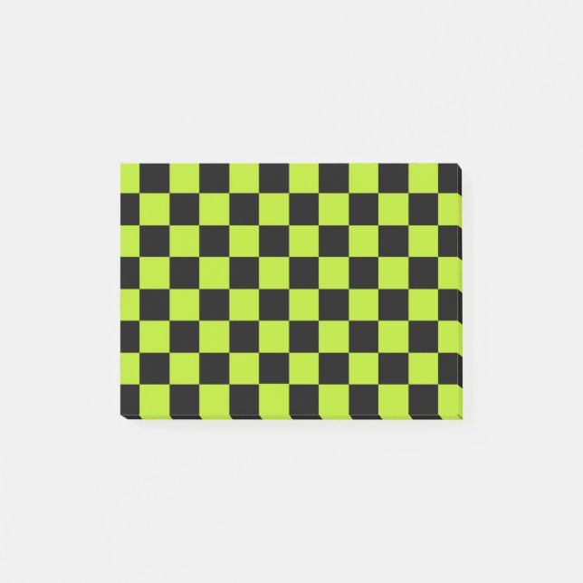 Notas Post-it® Green Lime y Black (Anverso)