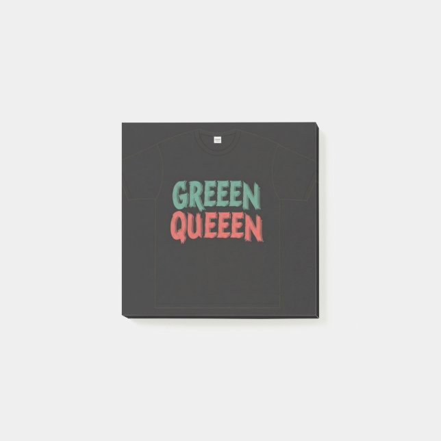 NOTAS POST-IT® GREEN QUEEN (Anverso)