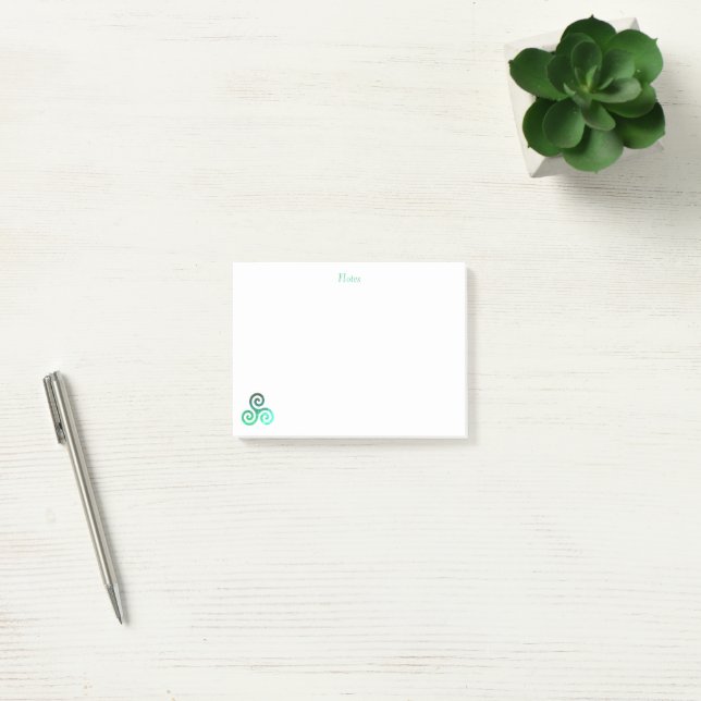 Notas Post-it® Green Triskele (Oficina)
