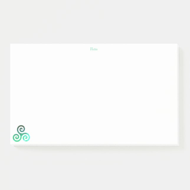 Notas Post-it® Green Triskele (Anverso)