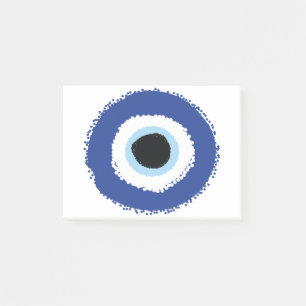 Notas Post-it® Griego artificial de ojos malvados