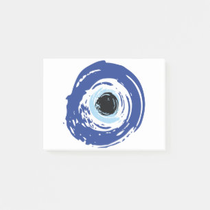 Notas Post-it® Griego artificial de ojos malvados