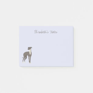 Notas Post-it® Gris Cartoon Dog Personalizado