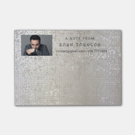 Notas Post-it® Gris Gris Gris Gourinario Personalizado Administra