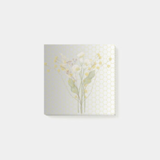 Notas Post-it® gris y amarillo
