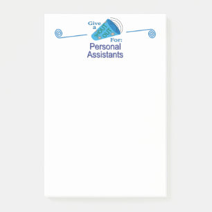 Notas Post-it® Gritos a los asistentes personales