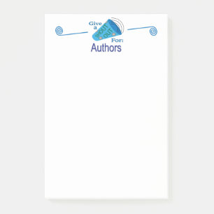 Notas Post-it® Gritos a los autores