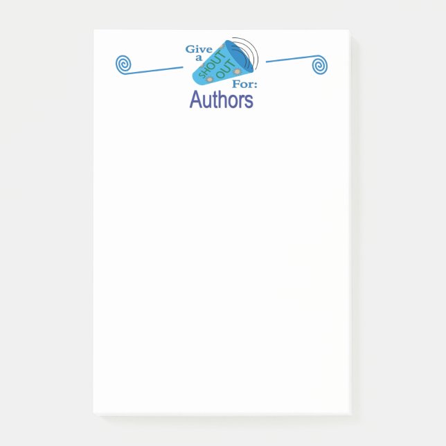 Notas Post-it® Gritos a los autores (Anverso)