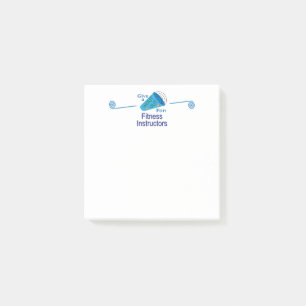 Notas Post-it® Gritos a los instructores de fitness