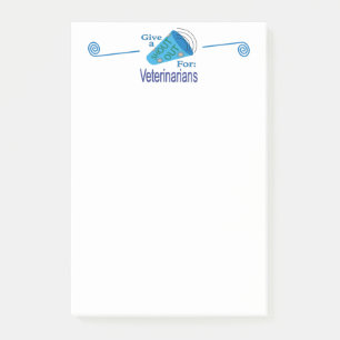 Notas Post-it® Gritos a los veteranos